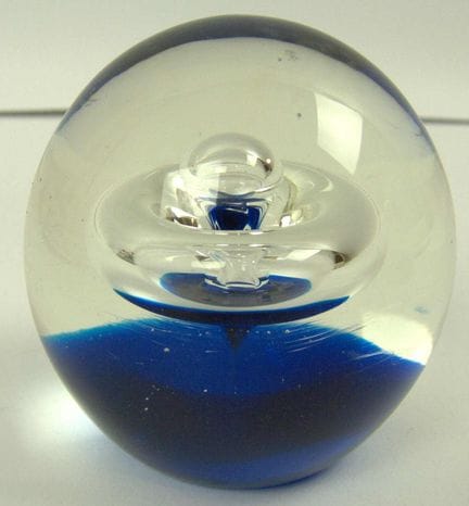 Paperweight in a Space Age design, round spherical