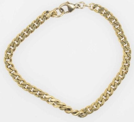 Bracelet, 925 sterling silver with gold plating, l