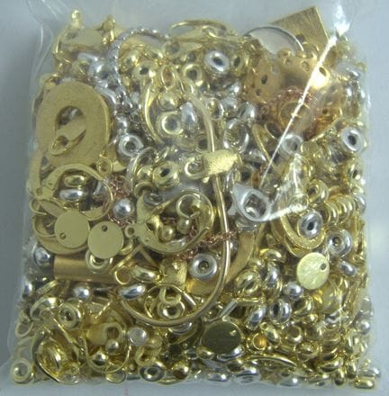 Lot of jewelry supplies, 925 sterling silver, most