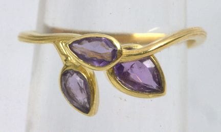 Women's ring, 925 sterling silver, ring size 53. T