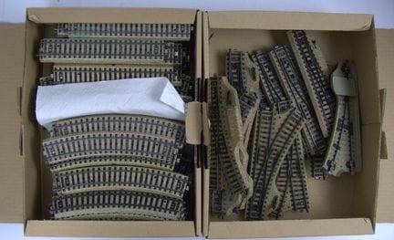 Märklin, Konvolut Schienen, dabei 45 x 5100, 26 x 
