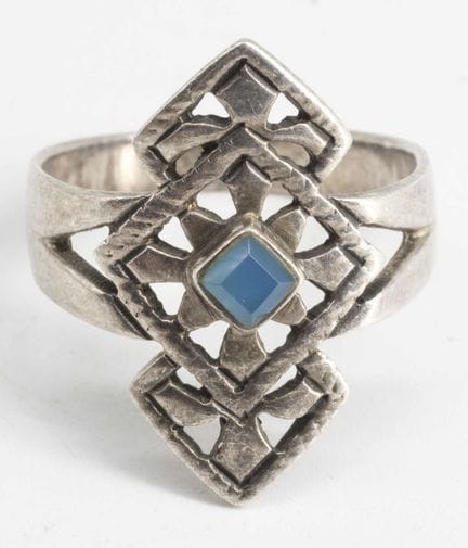 Women's ring, 925 sterling silver, ring size 57, s