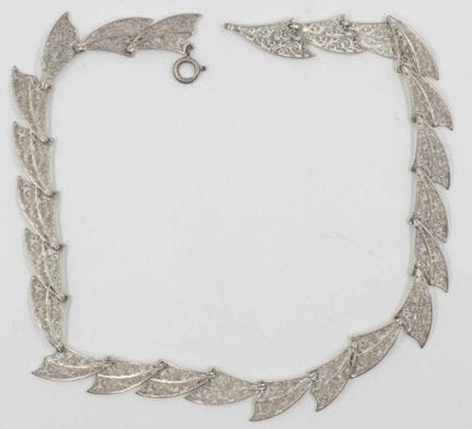 Delicate 835 sterling silver necklace. Length: app