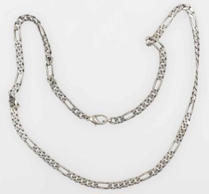 Necklace, 925 sterling silver, length approx. 58 c