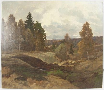 Adolf HASENKAMP (1927–2002) Oil painting on hardbo