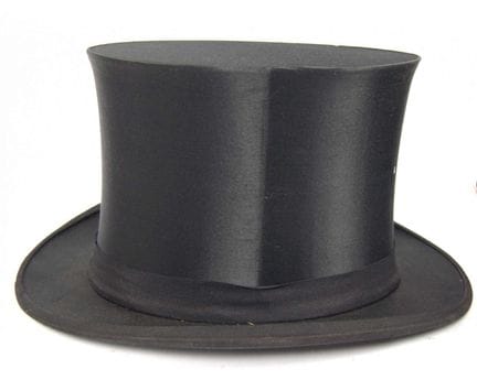 Antique chapeau claque by Chr. Jof. Angeli &amp; S