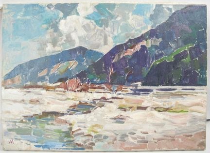 Adolf HASENKAMP (1927–2002) Oil painting on canvas