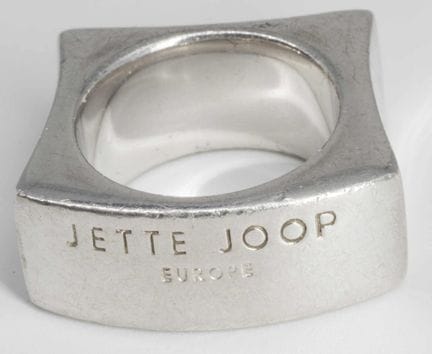 Jette Joop Europe Ring, 925 silver, ring size 56. 