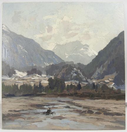 Adolf HASENKAMP (1927–2002) Oil painting on hardbo