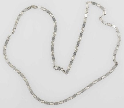Necklace, 925 sterling silver, length approx. 50 c