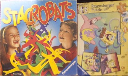 Assortment of children's games, including Ravensbu