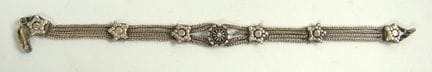 925 sterling silver bracelet, length approx. 16 cm