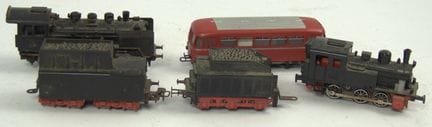 马尔克林Lot系列蒸汽机车/动车组，包括BR 24型、3029型、DB 800B型以及一辆用于BR 