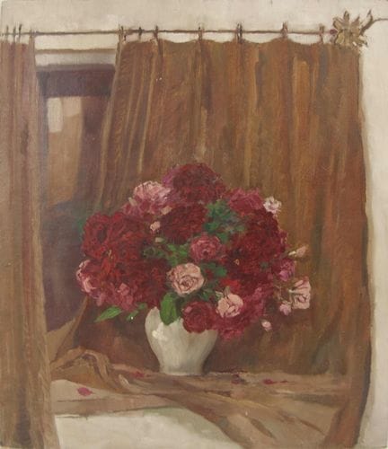 Adolf HASENKAMP (1927–2002) Oil painting on hardbo