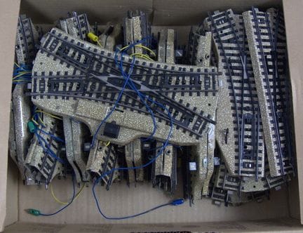 Märklin H0, Konvolut Weichen, Kreuzungen, gebrauch