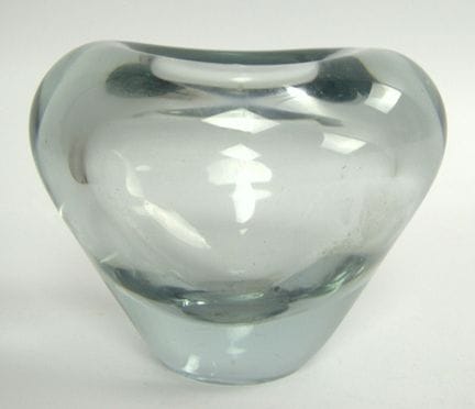 Holmgaard Herzvase, am Boden signiert. , 1960er Ja