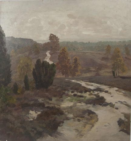 Adolf HASENKAMP (1927–2002) Oil painting on hardbo