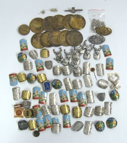 Plumb bobs, stakes, nails, etc., from a liquidatio