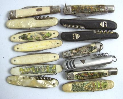 Lot of old pocket knives from a liquidation sale.