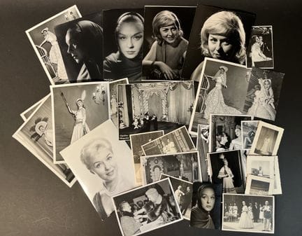 Fotografías de una cantante de opereta de la décad