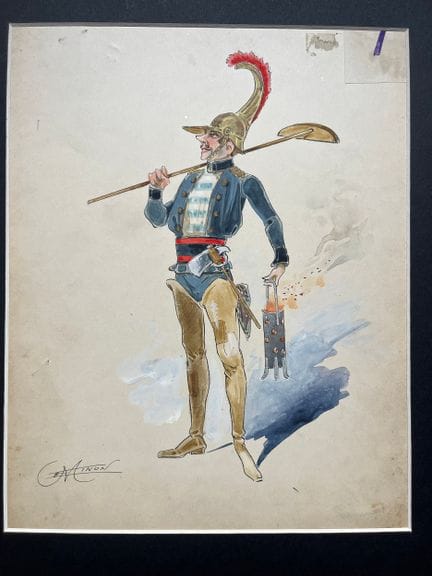 MINON. Alexandre Jean-Louis Jazet (1814–1897) war 