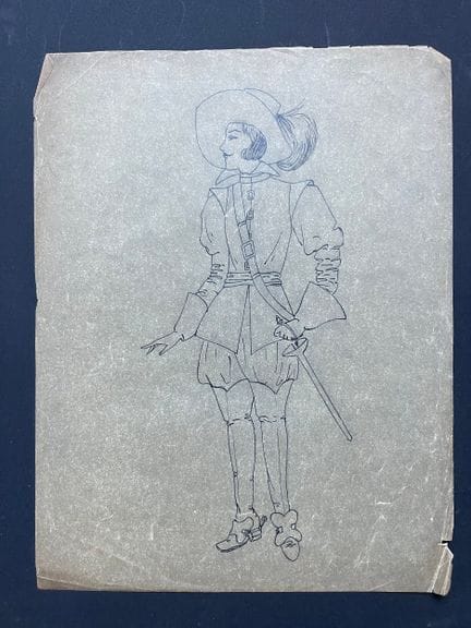 BARBIER George. Attribué à. (né Georges Augustin B