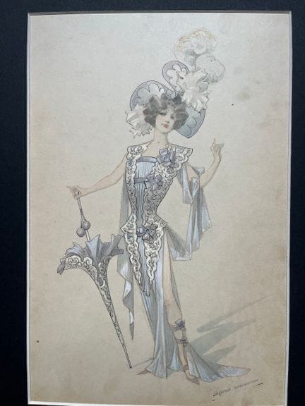 CHOUBRAC  Alfred (1853–1902).  Französischer Maler