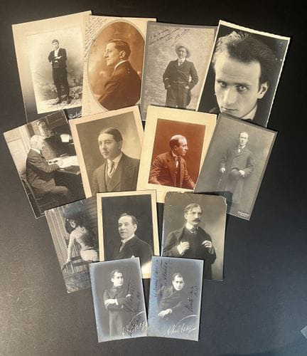 Fotografías. Conjunto de 13 fotografías de actores