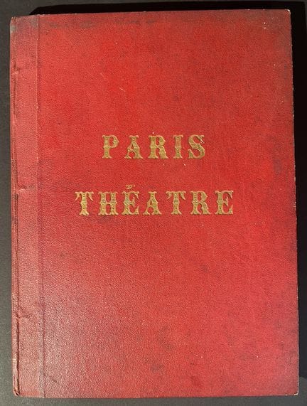 FOTOGRAFÍA - PARÍS-TEATRO.  París-Teatro, de 1873 