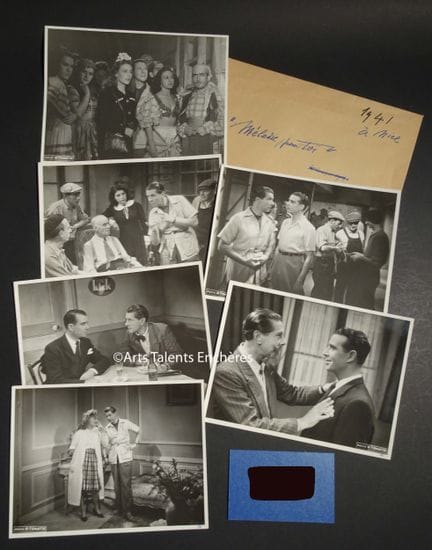 «Mélodie pour toi» (1942). Conjunto de 13 fotograf