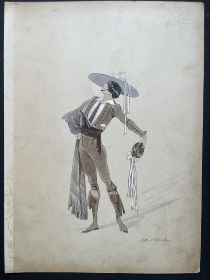 CHOUBRAC, Alfred (1853-1902). Pintor, dibujante, c