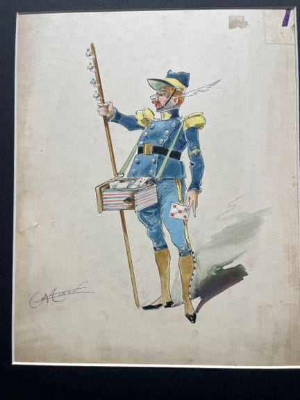 MINON. Alexandre Jean-Louis Jazet (1814-1897) fue 