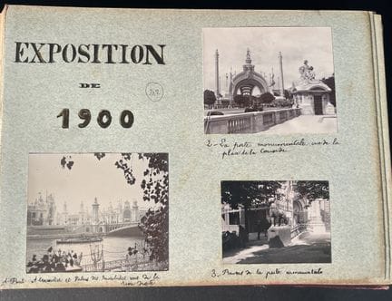 FOTOGRAFÍA. Exposición de 1900. PARÍS. Álbum que r
