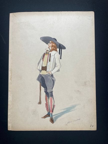 CHOUBRAC, Alfred (1853-1902). Pintor, dibujante, c