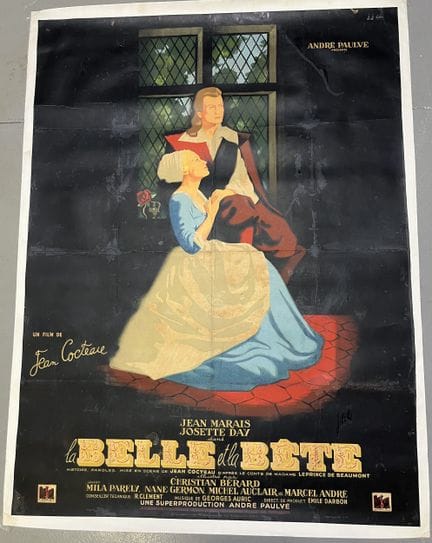 Poster for the film "Beauty and the Beast." Direct