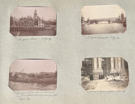 FOTOGRAFÍA. Exposición de 1900. PARÍS. Álbum que r