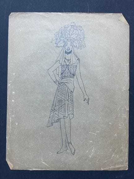 BARBIER George. Attribué à. (né Georges Augustin B