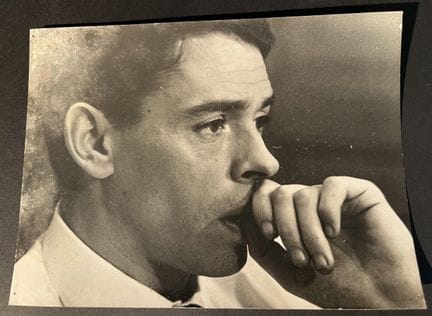 Jacques BREL (1929-1978). Fotografía enviada a su 