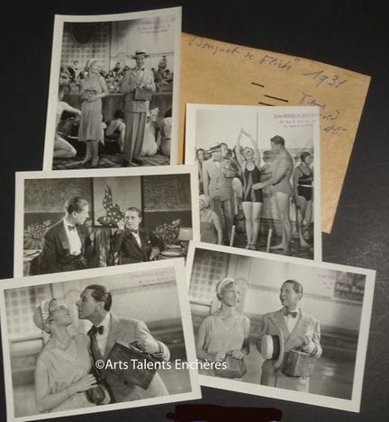 «Bouquet de flirts» (1931). Conjunto de 5 fotograf