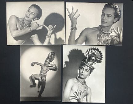 RAM GOPAL (1912-2003). Conjunto de 9 fotografías a