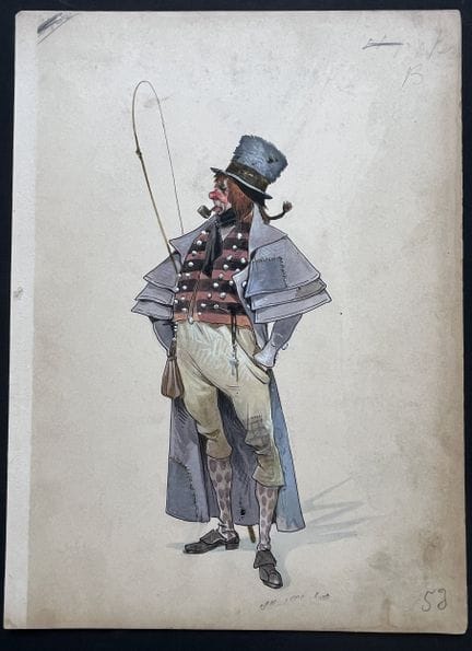 CHOUBRAC, Alfred (1853-1902). Pintor, dibujante, c