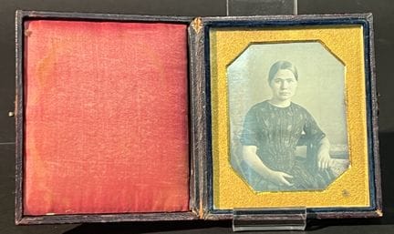 Daguerrotipo de alrededor de 1840. «Retrato de una