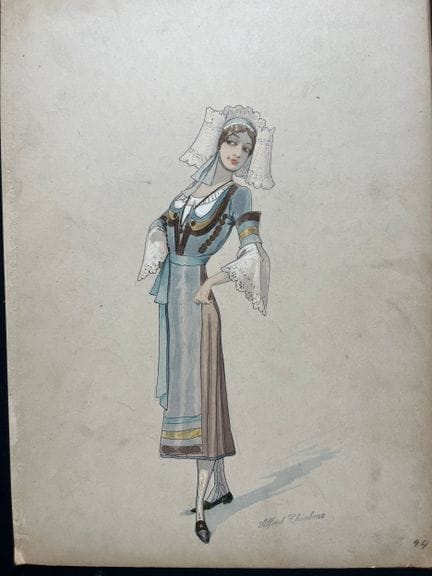 CHOUBRAC, Alfred (1853-1902). Pintor, dibujante, c