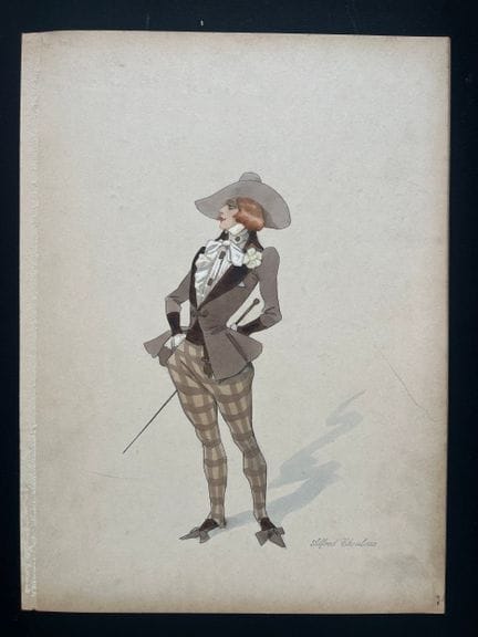 CHOUBRAC, Alfred (1853-1902). Pintor, dibujante, c