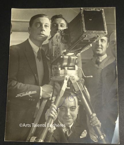 MARCEL CARNÉ. Fotografía de época de Sacha Masour,