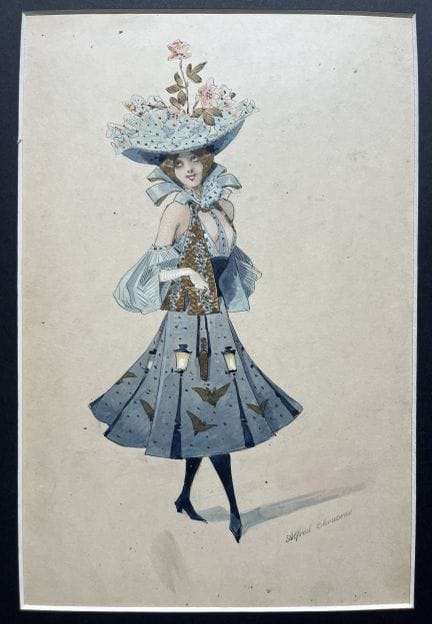CHOUBRAC  Alfred (1853–1902).  Französischer Maler