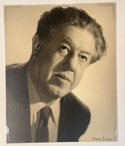 SAM LÉVIN. Retrato del actor Michel Simon (1895-19