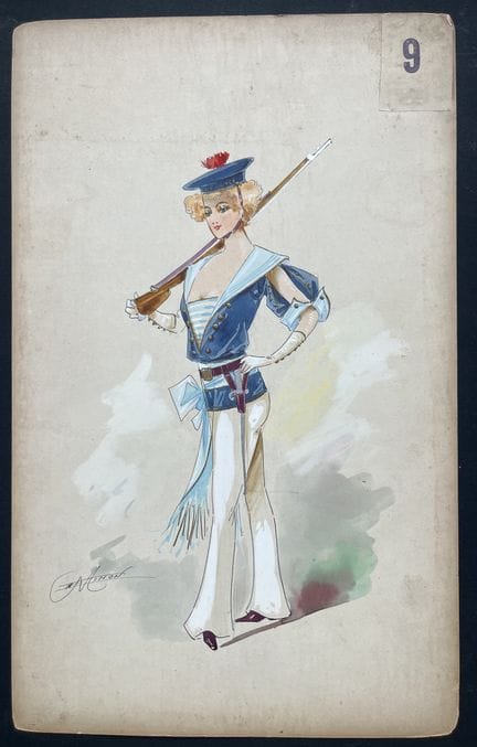 MINON. Alexandre Jean-Louis Jazet (1814-1897) fue 