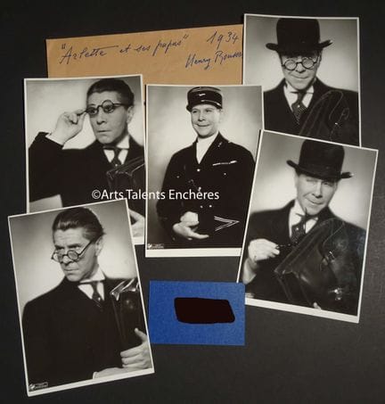 PATHÉ. Conjunto de 9 fotografías de Pathé Nathan, 