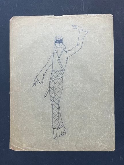 BARBIER George. Attribué à. (né Georges Augustin B